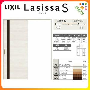 室内引戸 片引き戸 標準タイプ 上吊方式 ラシッサs パネルタイプ Laf ノンケーシング枠
