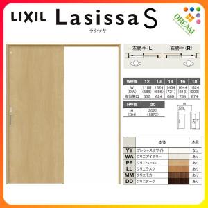 室内引戸 片引き戸 トイレタイプ 上吊方式 ラシッサS パネルタイプ LAA ノンケーシング枠 1220/1320/1420/1620/1820 リクシル トステム 引戸 リフォーム DIY｜リフォームおたすけDIY