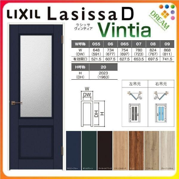 リクシル 室内ドア 建具 ラシッサD ヴィンティア LGY ノンケーシング枠 05520/0620/...