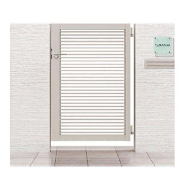 開き門扉AB YR2型 片開き 柱使用 呼称08-10 扉寸法W800×H1000mm リクシル L...