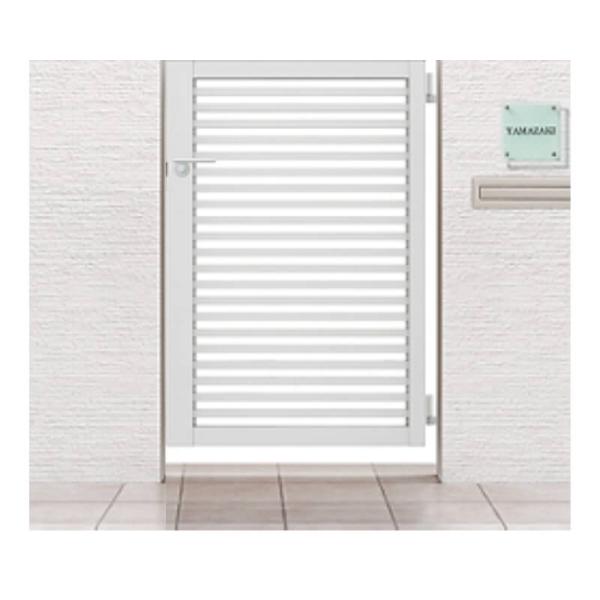 開き門扉AB YR3型 片開き 柱使用 呼称08-12 扉寸法W800×H1200mm リクシル L...