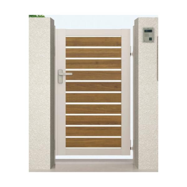 開き門扉AB ウッディYS3型片開き 柱使用 呼称08-10 扉寸法W800×H1000mm リクシ...