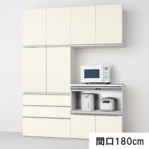 ノクト 食器棚 間口180cm リクシル カップボード＋ハイカウンタープラン S4004 家電収納(蒸気排出ユニット付)下段開き扉 LIXIL システムキッチン収納 グループ2｜dreamotasuke