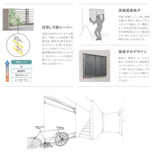 面格子付引き違い窓 16511 サーモスA W...の詳細画像2