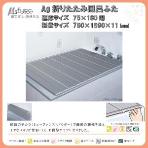 東プレ 風呂フタ Agイージーウェーブ W14 適応サイズ80×140cm用 幅800