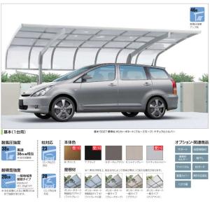 Tpr2mi5027 リフォームおたすけdiy 本体 M合掌 5027 2 本体 車庫 カーポート ガレージ 1台用 リクシル 旧レギュラー 2台駐車場 長さl4980 幅d5414mm 一般タイプ カーポート M合掌 ガレージ テールポートシグマiii