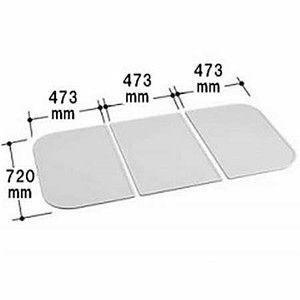 INAX 風呂組フタ 幅473×奥行720mm×3枚組 品番:YFK-1675C(2)LIXIL