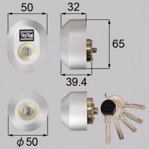 LIXIL（リクシル） Z-2A1-DCTC トステム 玄関ドア ドア錠セット