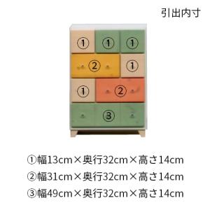 タンス チェスト 家具 木製 完成品 幅60c...の詳細画像1