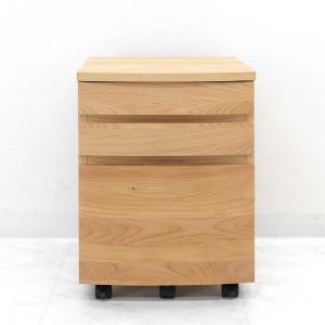 デスクワゴン 完成品 キャスター付き アルダー...の詳細画像1