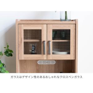 食器棚 レンジ台 キッチンボード 完成品 幅6...の詳細画像2