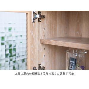 食器棚 レンジ台 キッチンボード 完成品 幅6...の詳細画像4