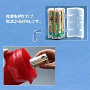 単1電池アダプター 2個セット ホワイト 単3...の詳細画像2