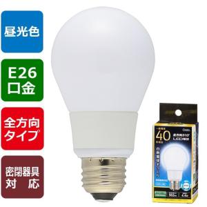 ＬＥＤ電球 40形相当/562lm/昼光色/E26/全方向配光310°/密閉形器具対応　LDA4D-G AG92 Ｅ２６口金 消費電力４.４Ｗ｜dreamrelife-store