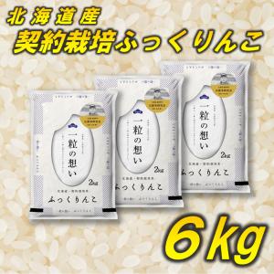 米 お米 ふっくりんこ 北海道産 契約栽培 6kg 令和3年産