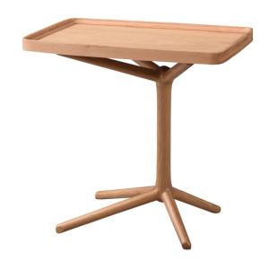 【展示品・未使用】東屋 2WAYサイドテーブル オーク天然木 ナイトテーブル 東谷 サイドテーブル 高さ51cm 2way 天然木 （ テーブル ナイト