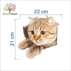 超リアル☆ 3D ウォールステッカー スコティ...の詳細画像1