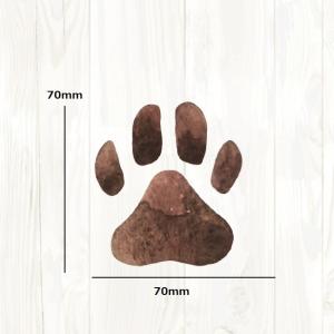 はがせる 3D 壁紙 シール 足跡 ステッカー M 騙し絵 トリックアート リアル 動物 アニマル ウォールステッカー DIY