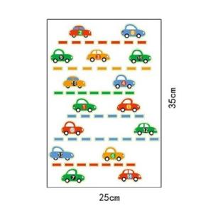 暗闇で光る☆ 走る! 車セット 蓄光ステッカー...の詳細画像2
