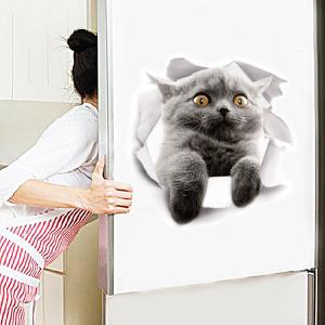 超リアル☆3D 猫ステッカー 騙し絵 トリック...の詳細画像4