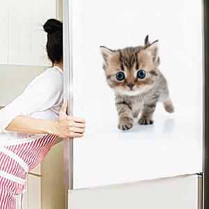 超リアル☆3D 猫ステッカー 騙し絵 トリック...の詳細画像1