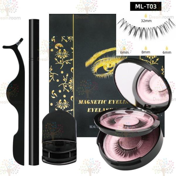 接着剤不要☆アイライナーを描いてつけるだけ 新世代 magic つけまつげ セット 専用ライナー付 ...