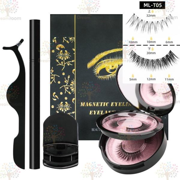 接着剤不要☆アイライナーを描いてつけるだけ 新世代 magic つけまつげ セット 専用ライナー付 ...