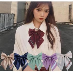 ワンタッチ スクールリボン 学生 スカーフ コスプレ 衣装 イベント パーティー 女の子 制服 リボン りぼん かわいい 女子校生 女子中学生 ユニフォーム