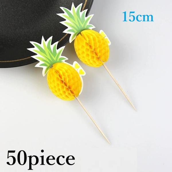 50本 南国 パイン 傘 フードピック 飾り カクテル お弁当 ピンチョス ピック オードブルピック...
