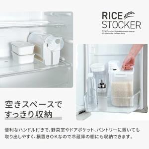 アスベル 密閉米びつ 冷蔵庫 2kg 計量カッ...の詳細画像5