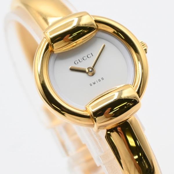 GUCCI グッチ 1400L バングルウォッチ 腕時計 ゴールド 33LC576