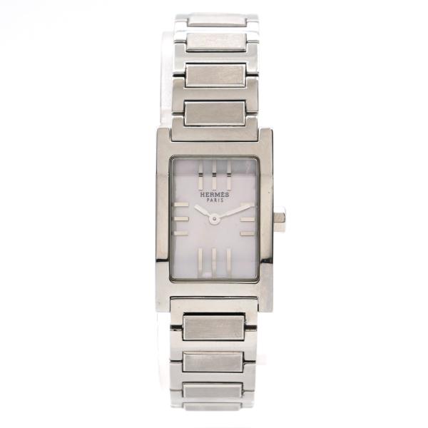 HERMES エルメス TA1.210 タンデム 腕時計 クオーツ ステンレス SS シルバー 97...