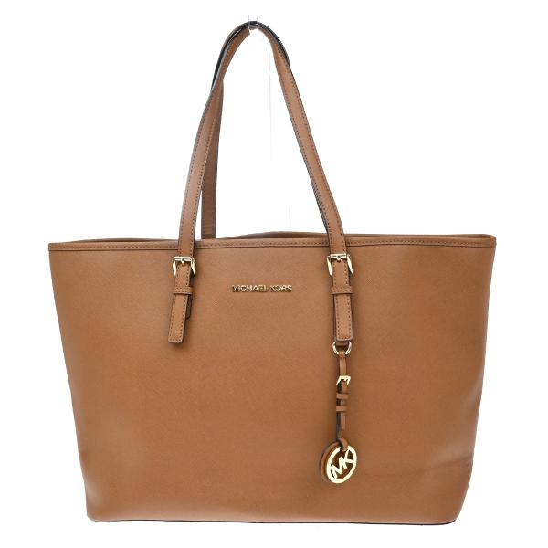 MICHAEL KORS マイケル・コース ショルダー トートバッグ ブラウン レザー 02BS33...