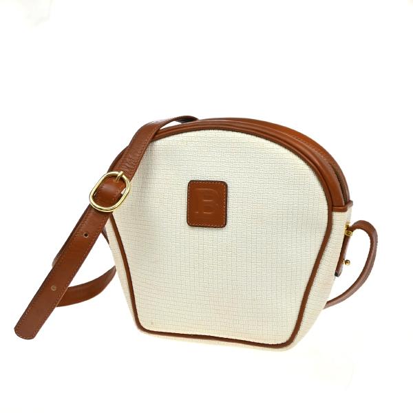 BALLY バリー ショルダーバッグ ホワイト レザー 08BS350