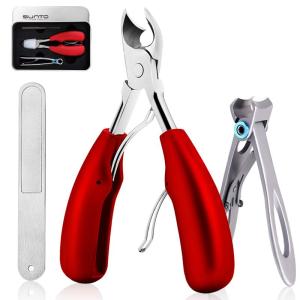 Zaro 爪切り ニッパー式 つめきり ステンレス製 滑り止め