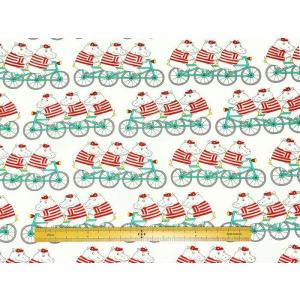 双日ファッション ブロード生地 かば自転車の商品画像
