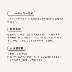 西川 毛布 なめらかソフトタッチ ニューマイヤ...の詳細画像1