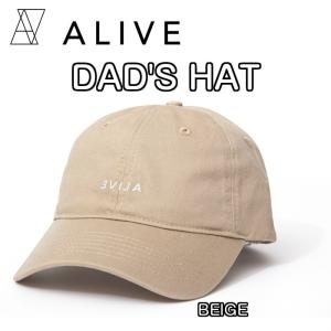 ALIVE　アライブ　DAD'S HAT ALIAN　ダッズハット　BEIGE　ベージュ　CAP 帽子　キャップ　ハット　正規品｜dreamy1117