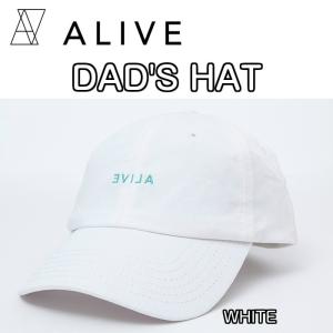 ALIVE　アライブ　DAD'S HAT ALIAN　ダッズハット　WHITE　CAP 帽子　キャップ　ハット　正規品｜dreamy1117