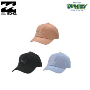 BILLABONG ビラボン CAP AJ014929 レディース キャップ スウェード 6パネル アジャスターバック カーブバイザー ロゴ 刺繍 BEG BLK BLU 2019 秋冬モデル 正規品｜dreamy1117