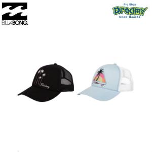 BILLABONG レディース メッシュ キャップ コットンツイル スナップバック フラッグラベル ロゴ AJ013917 BML POS 帽子 SPRING/SUMMER 2019モデル 正規品｜dreamy1117