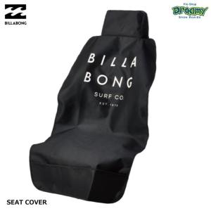 BILLABONG ビラボン SEAT COVER BC011946 シートカバー ポケット付き ポリキャンバス素材 洗濯可能 簡単装着 コンパクト収納 ロゴ 2022春夏モデル 正規品｜dreamy1117