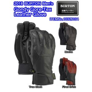 BURTON バートン　Men　Gondy Gore-Tex Leather Glove　10326104　タッチスクリーン対応　スノー グローブ　スノーボード ウェア　2018モデル　正規品｜dreamy1117