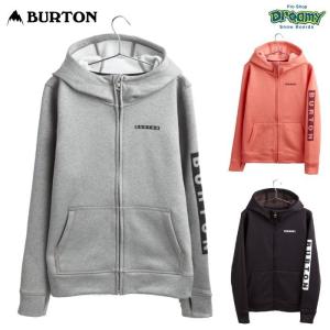 BURTON バートン Kids’ Oak Full-Zip Hoodie 162341 キッズ オーク フルジップ フーディー レギュラーフィット フリース 速乾 透湿 サムホール 21-22 正規品｜dreamy1117