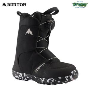 BURTON バートン Kids' Grom BOA Snowboard Boots 150891 グロム スノーボードブーツ Room-To-Grow ソフトフレックス オールマウンテン キッズ Black 正規品｜dreamy1117