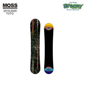 19-20 MOSS SNOWBOARD TOTO 接点移動式キャンバー ハイブリッドオールラウンドツインボード パウダー パイプ モス スノーボード トト 板 2020モデル 正規品｜dreamy1117