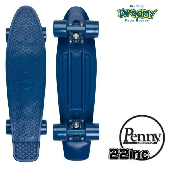 Penny ペニースケートボード 新色 22インチ  BLUE 特殊プラスティック ウィール59mm...