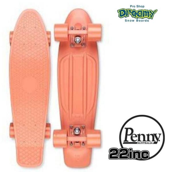 Penny ペニースケートボード 新色 22インチ  CORALPINK 特殊プラスティック ウィー...