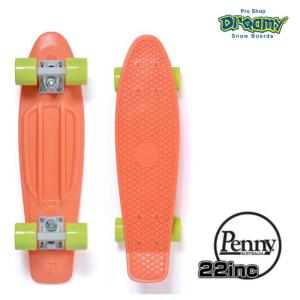 Penny ペニースケートボード 新色 22インチ クラシックスシリーズ ORANGE SORBET 0PCL9-25 プラスティック素材 ウィール59mm Abec7 STEEL 正規品｜dreamy1117