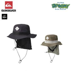 QUIKSILVER クイックシルバー UPF50+ パッカブル サーフハット UV WATER HAT QSA191751 UPF50+ 撥水加工 ロゴ 収納メッシュ袋 SPRING 2019モデル 正規品｜dreamy1117